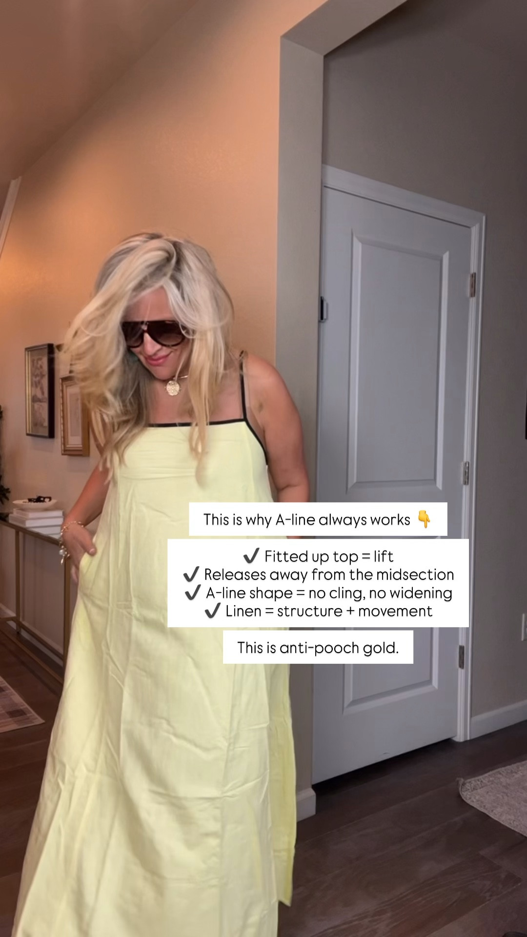  ✨Tap the bell, save and ❤️ for over 40 fashion, midlife style, midsize fashion and luxury looks for less. 

Most spring pieces aren’t the problem…
they’re just not built with the right strategy.

Here’s what actually works:

✔️ Lift (structure up top)
✔️ Release (no cling through the middle)
✔️ Lengthen (clean, vertical lines)

That’s the anti-pooch formula.

Not tighter.
Not oversized.
Just intentional.

Save this for your next outfit ✔️
👯‍♀️ share with someone who needs this

Comment COMFY and I’ll send every link 💌

Helping you look good, feel good 🤍
Lindsey

#over40style #midlifefashion #midsizefashion #bellyfriendly #effortlessstyle #genxstyle #styleover40 #confidenceover40 #polishedcomfort #ltkover40


Follow my LTK @Over40andmidlife on the @shop.LTK app to view this post and get my exclusive app-only content!

#liketkit 
@shop.ltk
https://liketk.it/65BaA