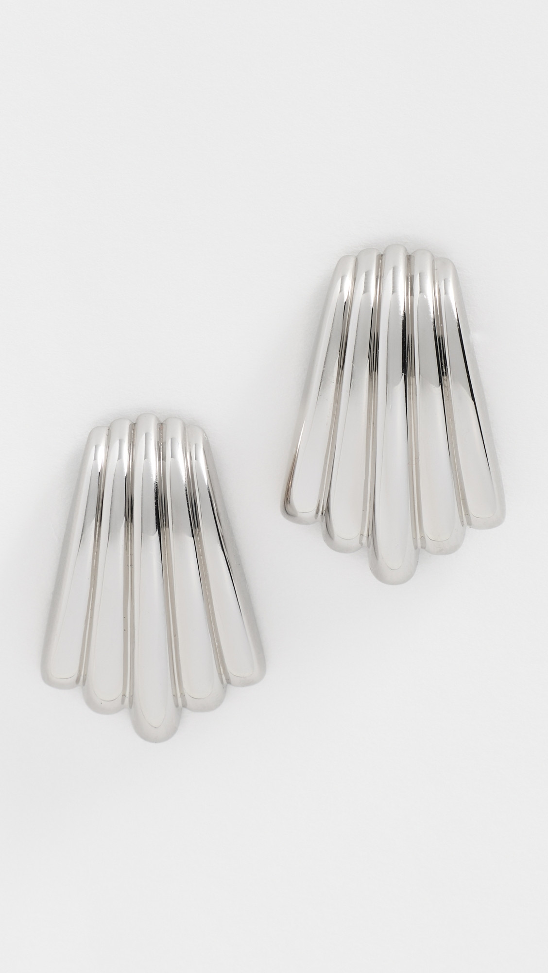 Luv Aj The Sundown Statement Studs Silver One Size | Shopbop