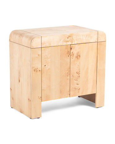 32x18x30 Burled Wood Cabinet | TJ Maxx