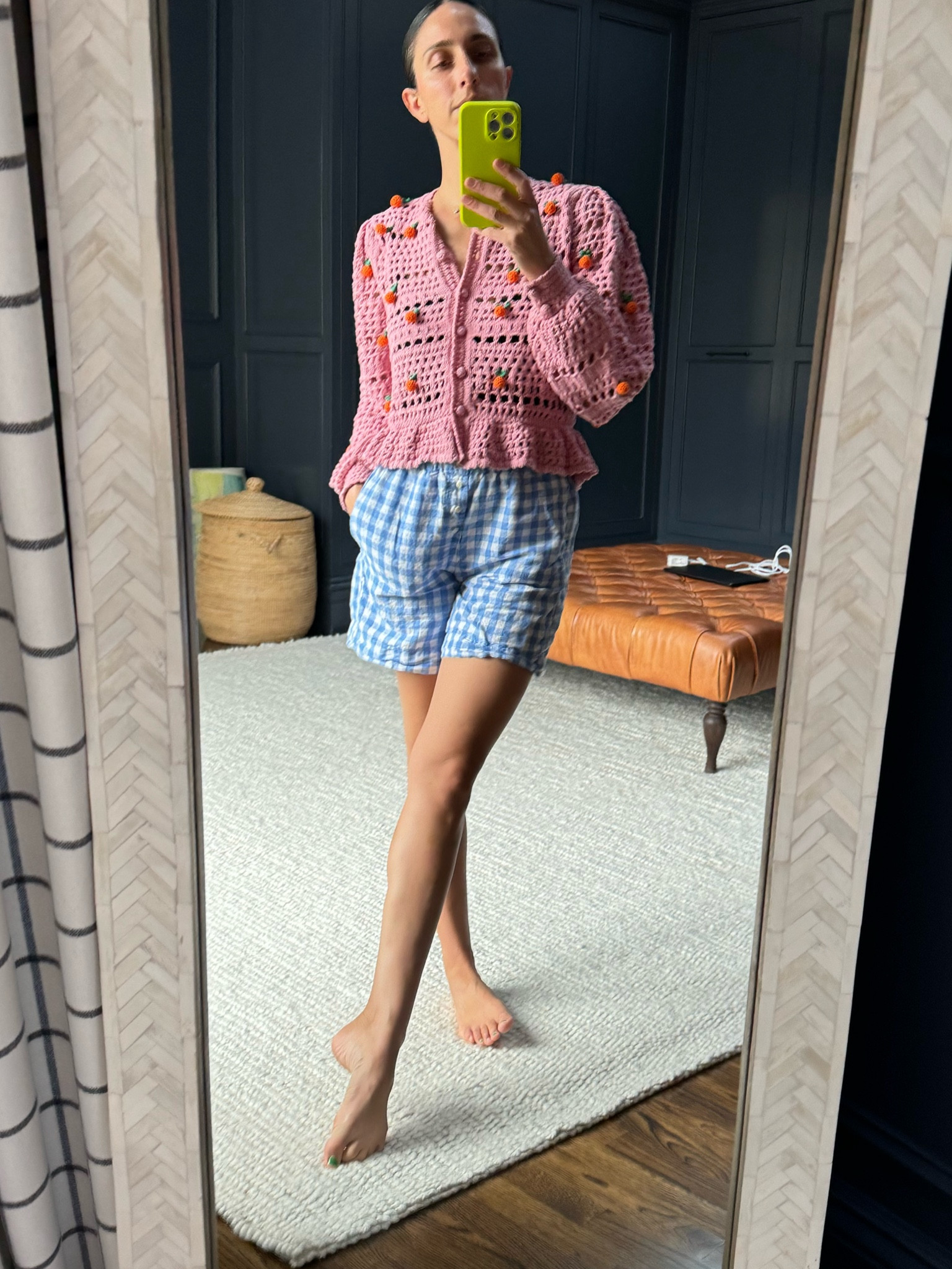 Shorts are on sale and I’ve been on my summer rotation!  Crochet top is so fun and can dress up or down. 