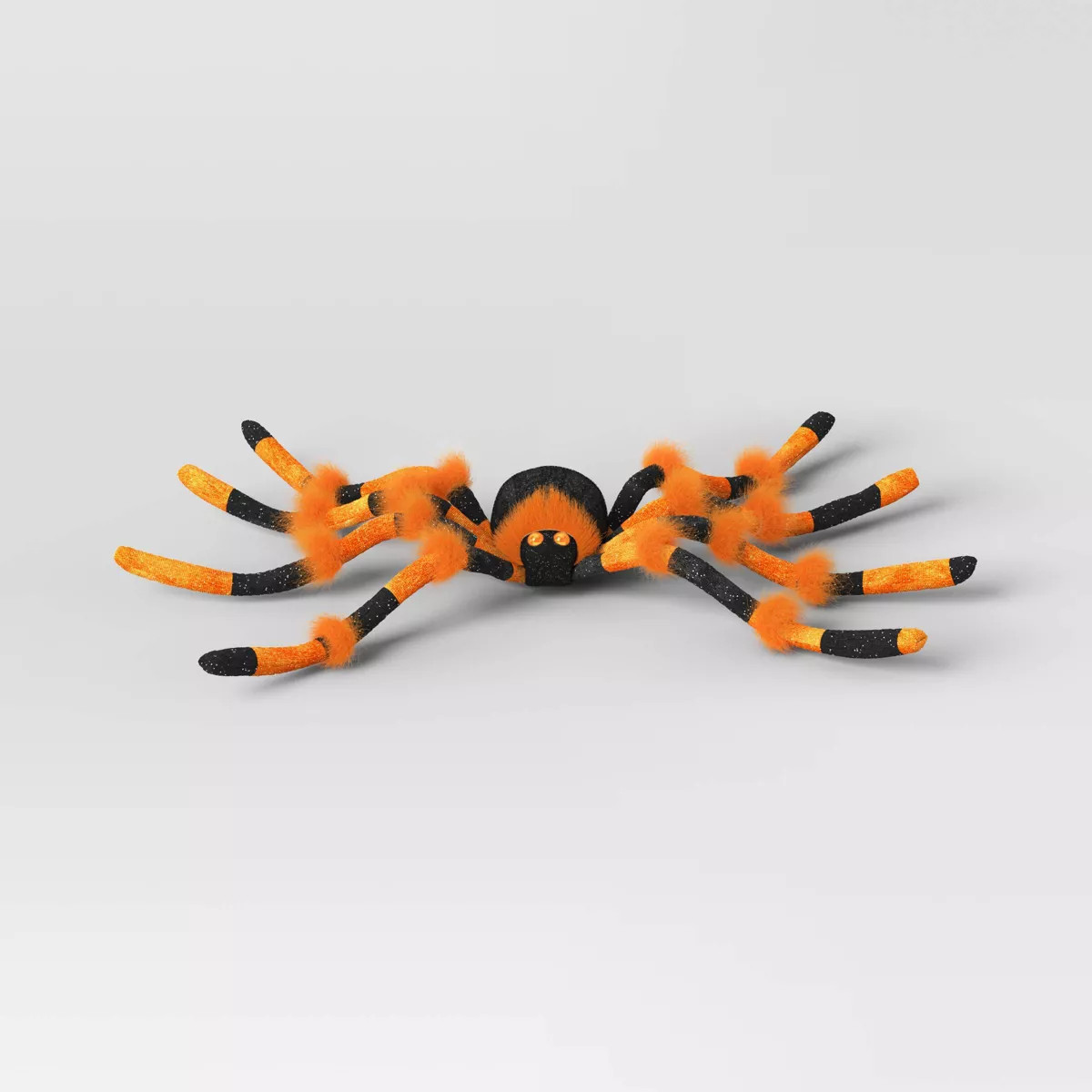 20" Plush Spider Halloween Decorative Prop Black - Hyde and EEK! Boutique™: Iridescent Eyes, In... | Target