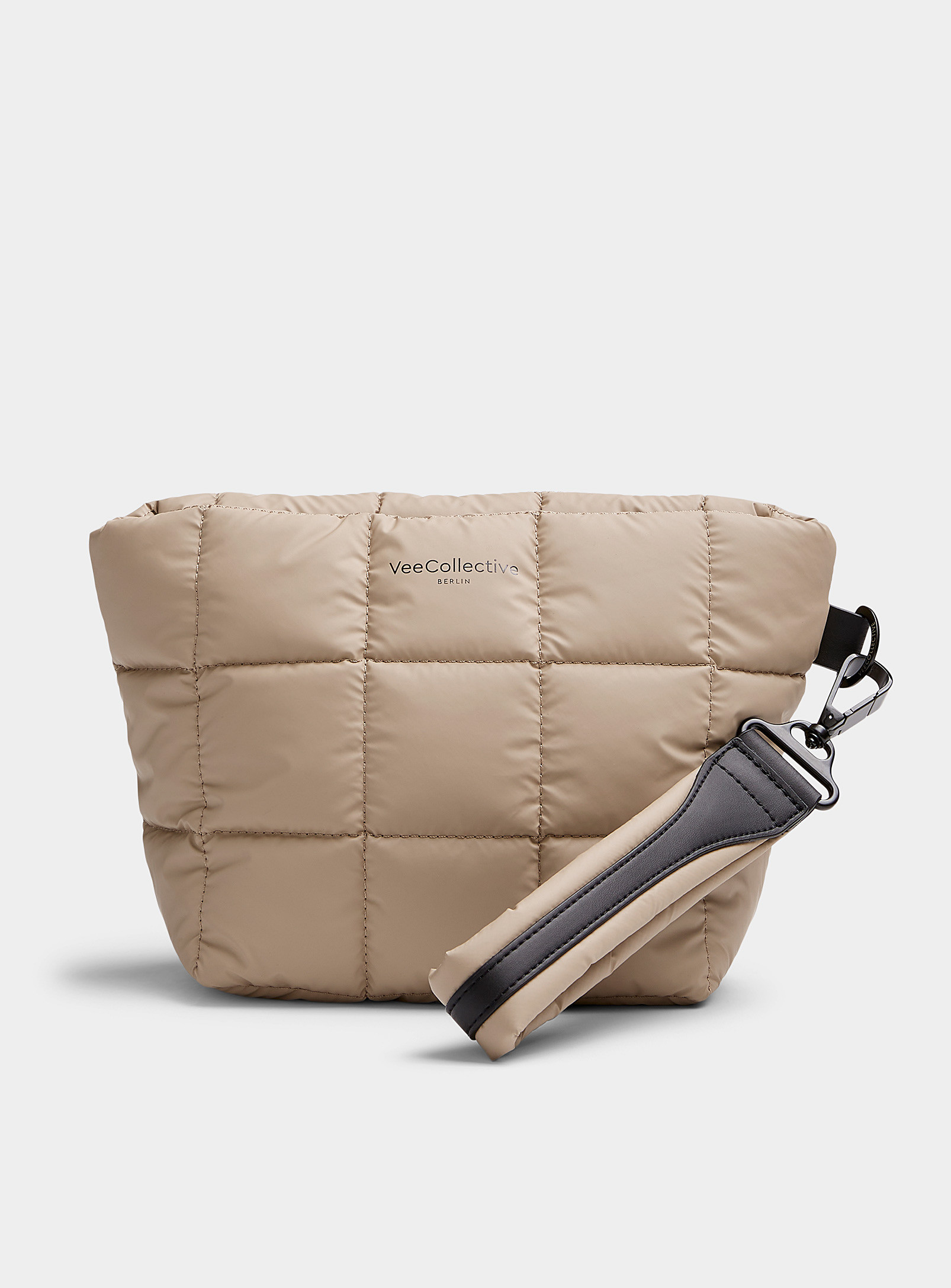VeeCollective - Small Porter quilted bag (Women, Beige, ONE SIZE) | Simons