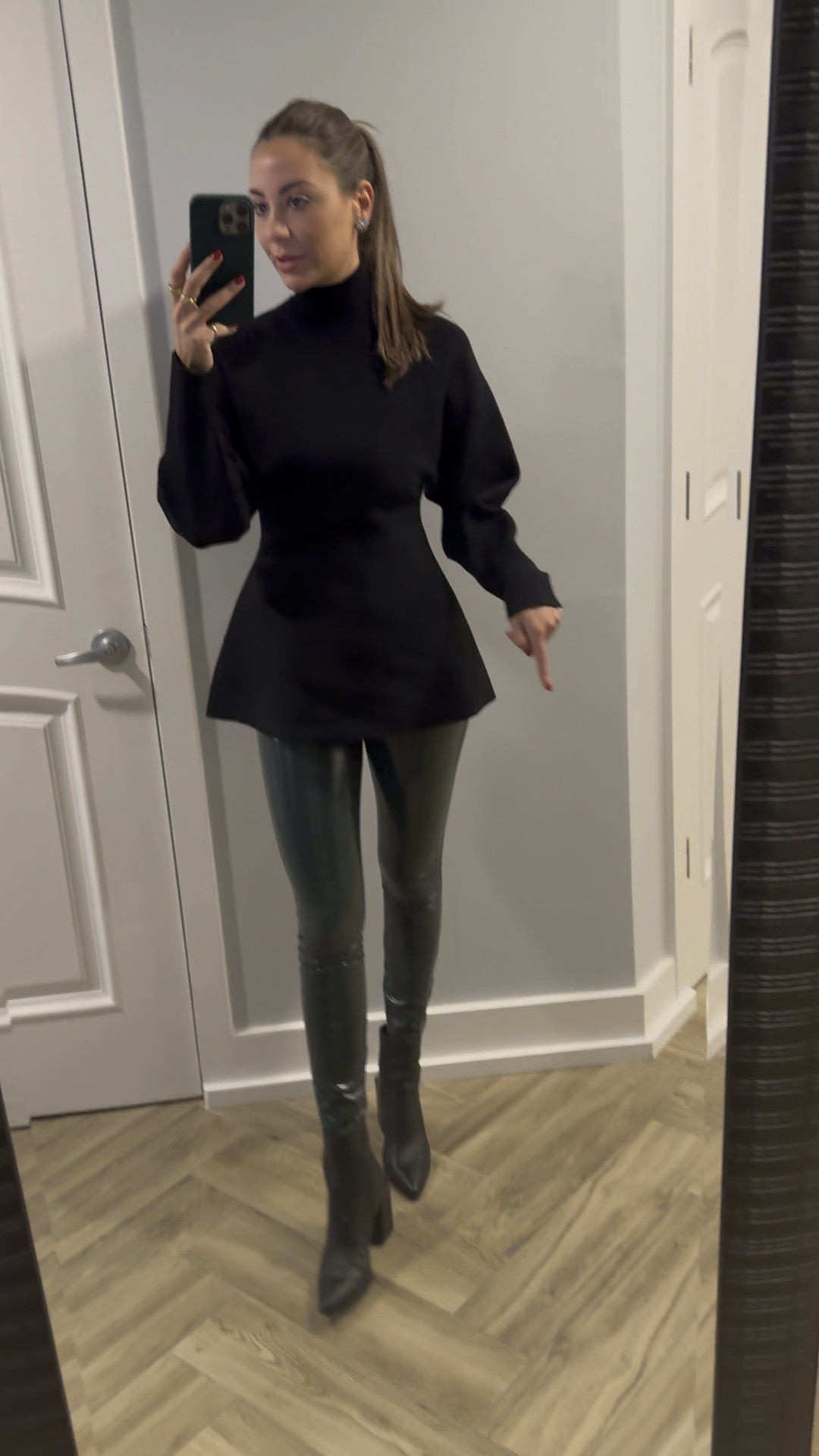 Perfect winter respectable outfit. #dinnerwiththeparents 

#LTKSeasonal #LTKHoliday #LTKGiftGuide