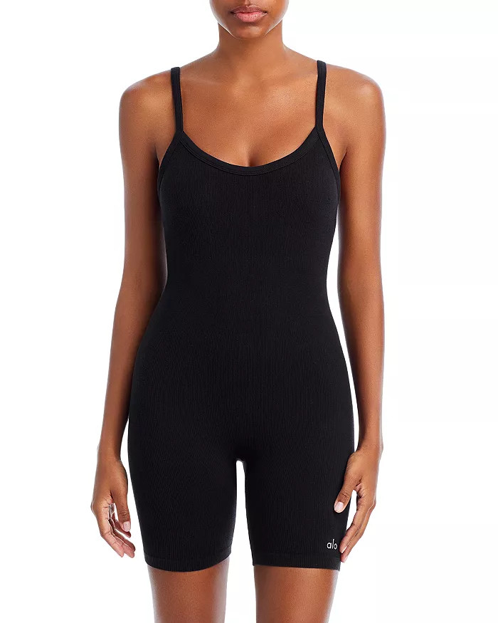 Seamless Ribbed Mellow Romper | Bloomingdale's (US)