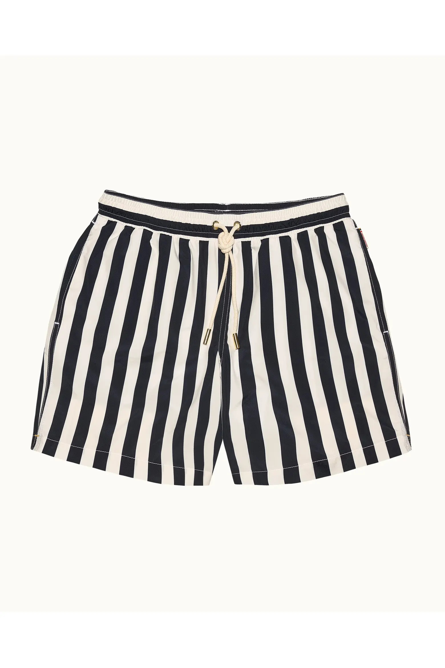 Boxer Mid-Length Relaxed Fit Bold Stripe Drawcord Swim Shorts (Men) | Nordstrom | Nordstrom
