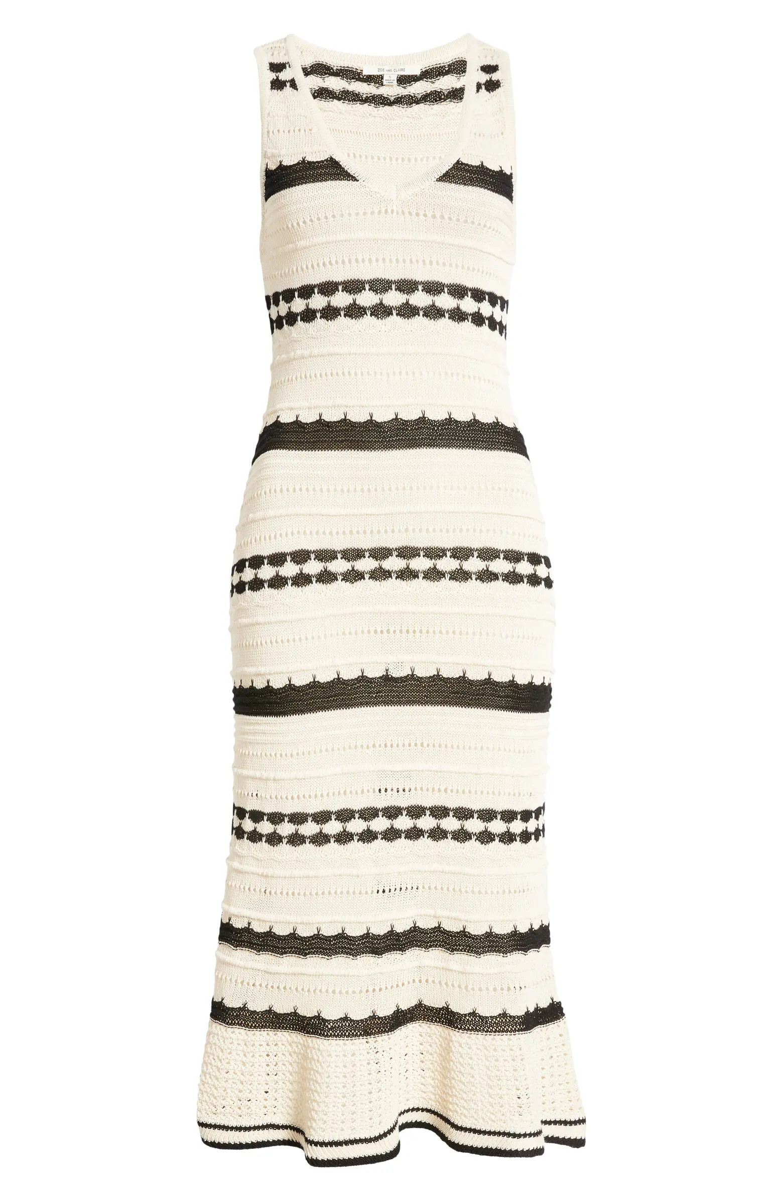 V-Neck Sleeveless Midi Sweater Dress | Nordstrom