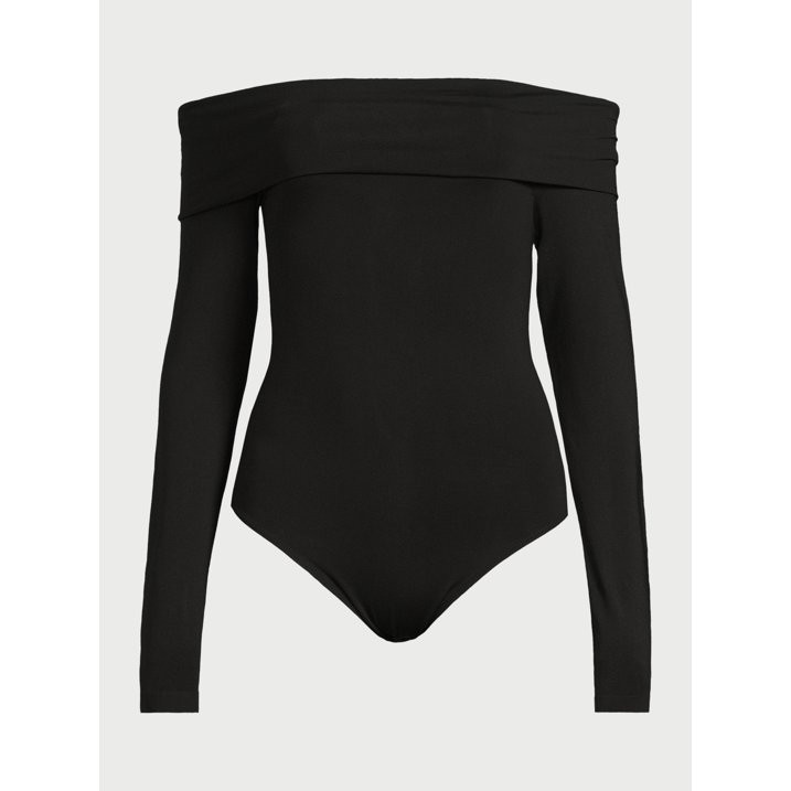 Sofia Jeans Women's Seamlessly Smoothing Off the Shoulder Bodysuit, Sizes XS-XXXL | Walmart (US)