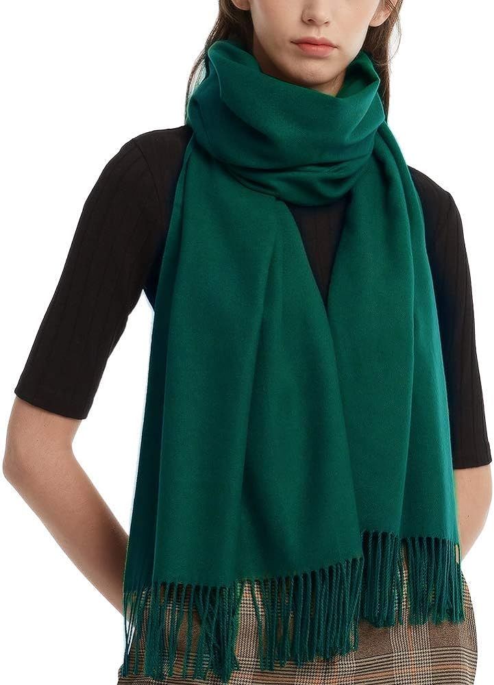 FURTALK Womens Winter Scarf Cashmere Feel Pashmina Shawl Wraps Soft Warm Blanket | Amazon (US)