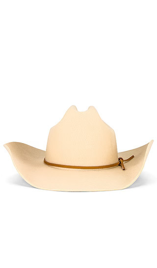 Brixton El Paso Reserve Cowboy Hat in Ivory. - size XS | Revolve Clothing (Global)