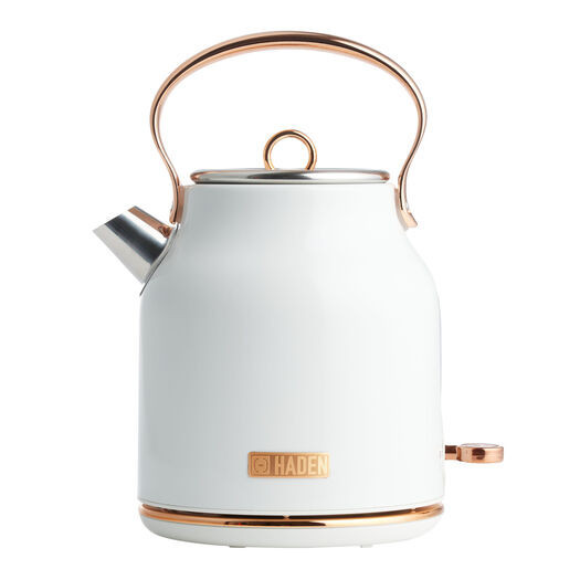 Haden Ivory and Copper Heritage Cordless Electric Kettle by World Market | World Market
