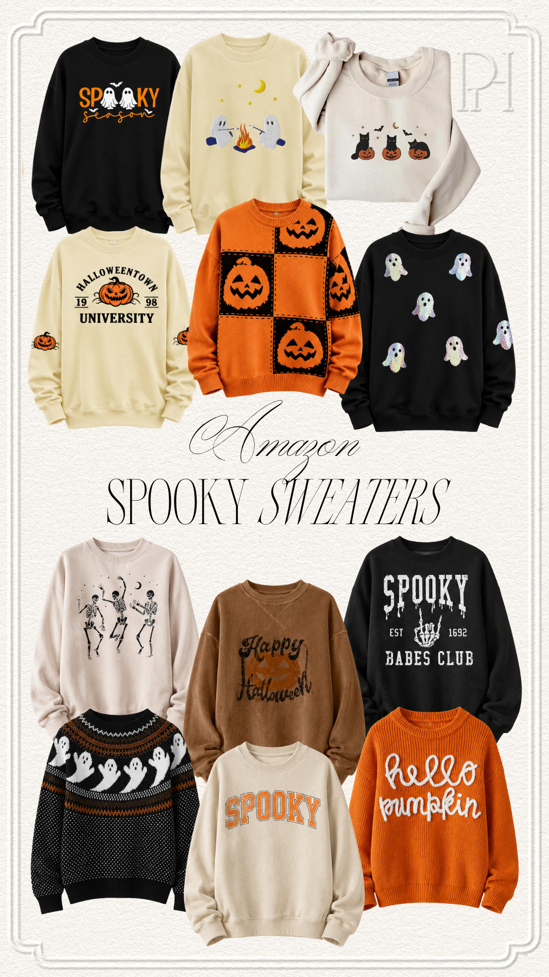 Extra cute Halloween sweaters for spooky season on Amazon!

Halloween shirts, fall fashion, fall style, fall looks, fall outfit, fall sweaters, Halloween sweatshirt, ghost sweater, pumpkin sweater, orange sweater, black sweater, skeleton sweater, cozy clothes 

 #LTKgrwm #LTKootd #LTKSeasonal