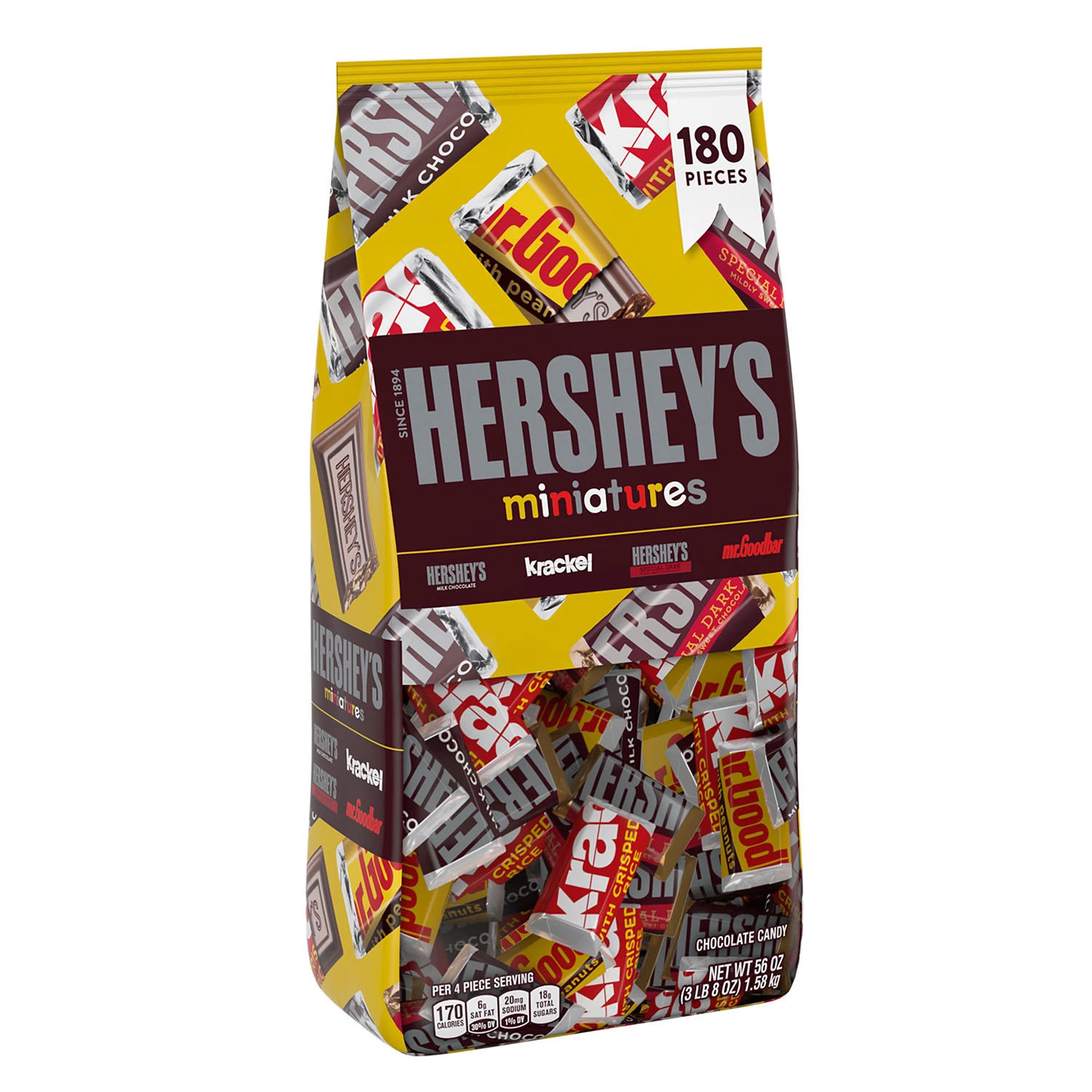 HERSHEY'S Miniatures Variety Pack Chocolate Candy, 180 pcs. | Sam's Club