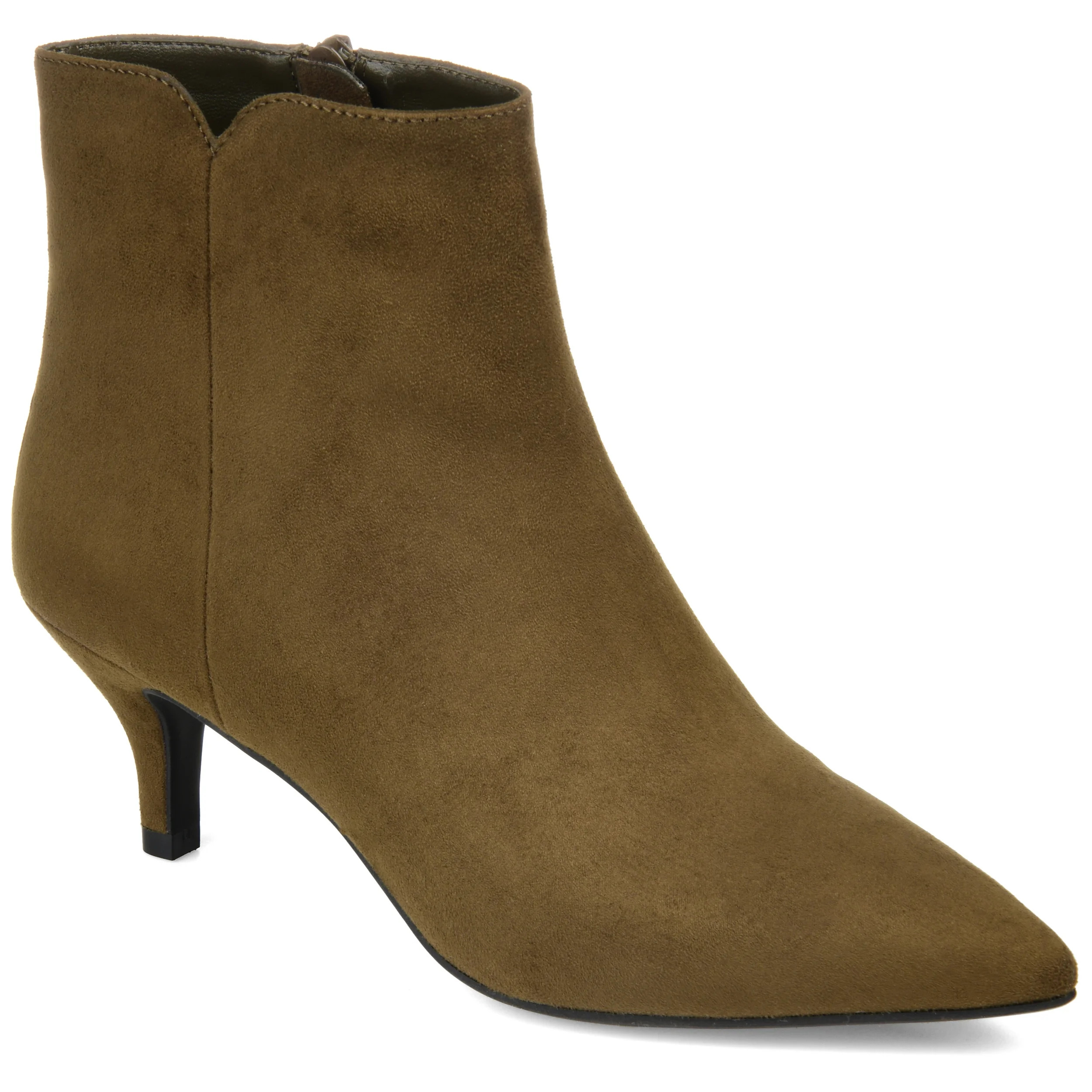 Journee Womens Isobel Inside Zip Stiletto Booties | Walmart (US)