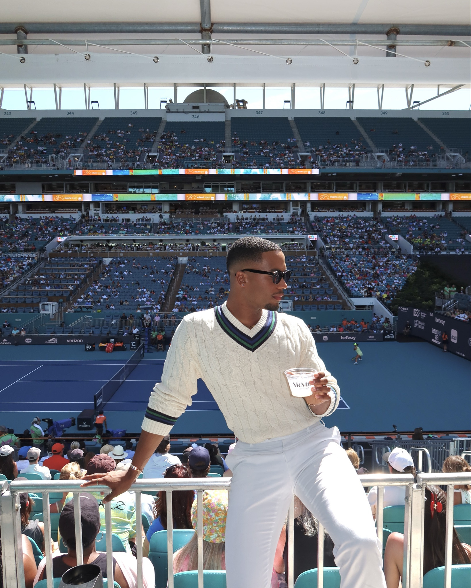 Miami open sporty chic outfit! #sportychic 

#LTKStyleTip #LTKMens