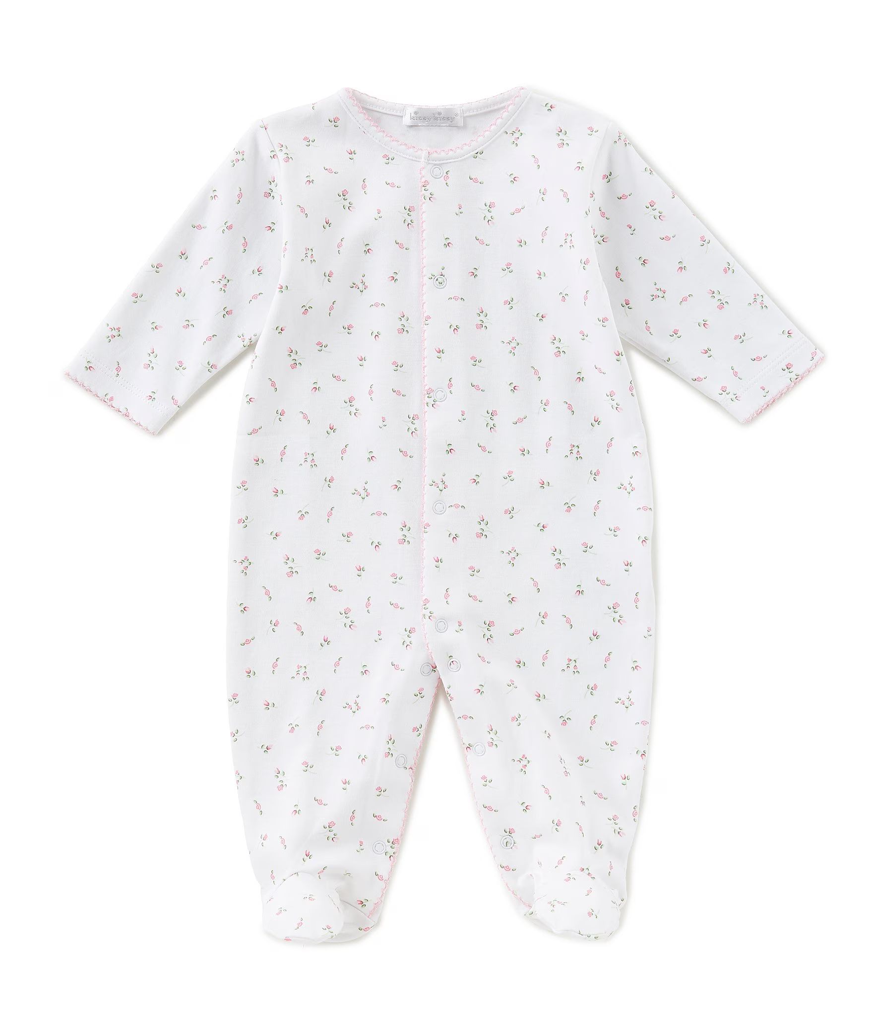 Baby Girls Preemie-9 Months Garden Roses Footed Coverall | Dillards