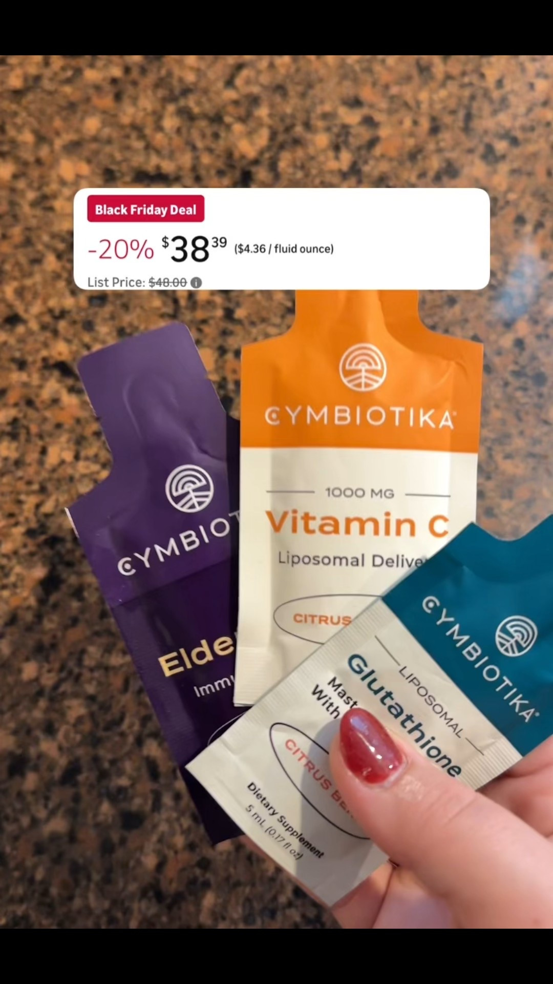 Amazon Black Friday sale | Cymbiotika elderberry packets | Amazon find

#LTKselfcare #LTKSaleAlert #LTKCyberWeek