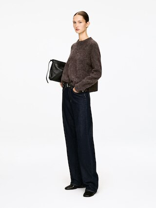 Alpaca-Wool Blend Jumper – Brown – Women – ARKET GB | Arket UK