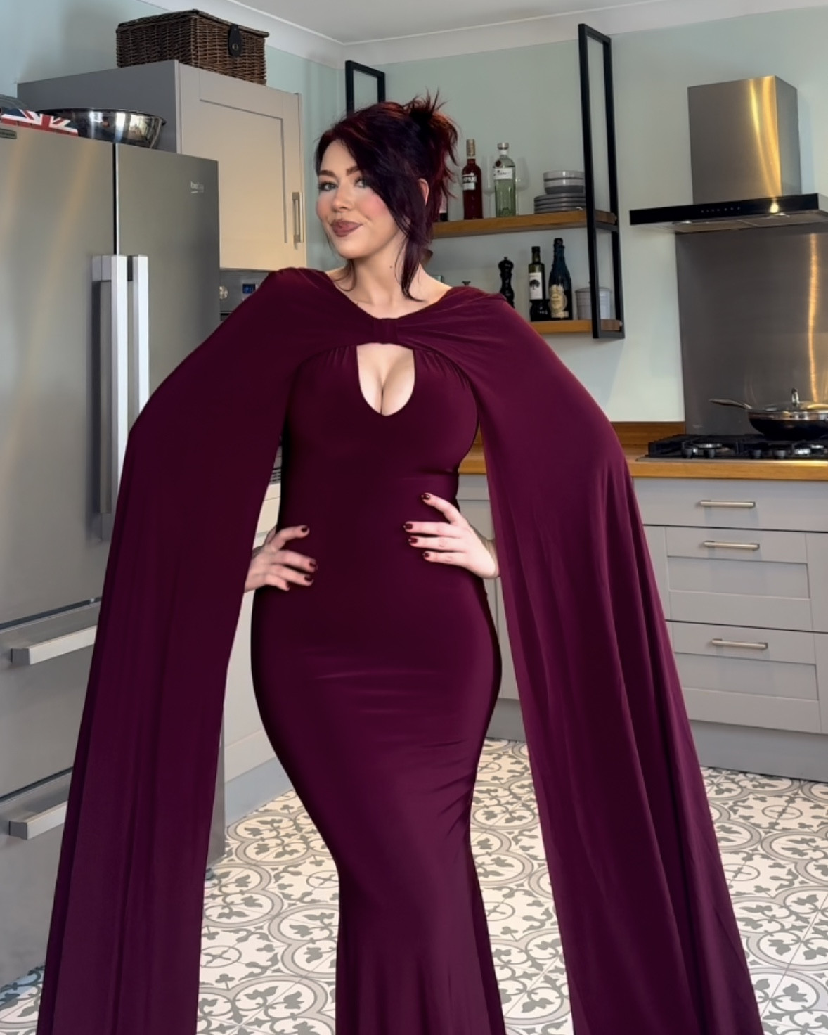 the most PERFECT wedding guest dresses! Burgundy Wedding guest outfits 🍒👠🍷🥀 pass me the MERLOT 

#LTKwedding #LTKmidsize