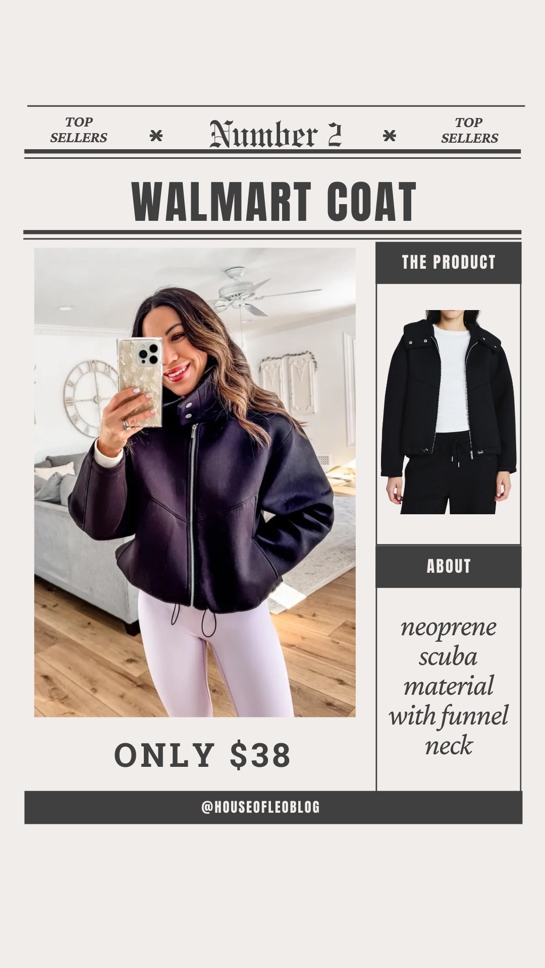 Wearing XS jacket. Walmart fashion.

#LTKOver40