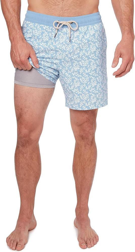 Fair Harbor The Bayberry Trunk –– Men's Swim Suits with Liner, 7-inch Inseam –– Anti-Chaf... | Amazon (US)