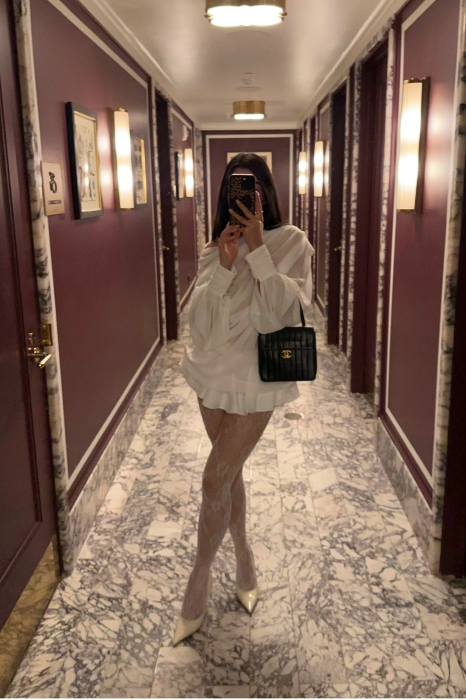 All white outfit 🤍 (my favourite tights for under $24!) 