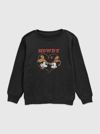 Toddler Mickey And Friends Howdy Crew Neck Sweatshirt | Gap (US)