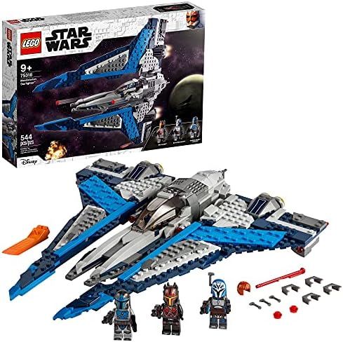 LEGO Star Wars Mandalorian Starfighter 75316 Awesome Toy Building Kit for Kids Featuring 3 Minifigur | Amazon (US)