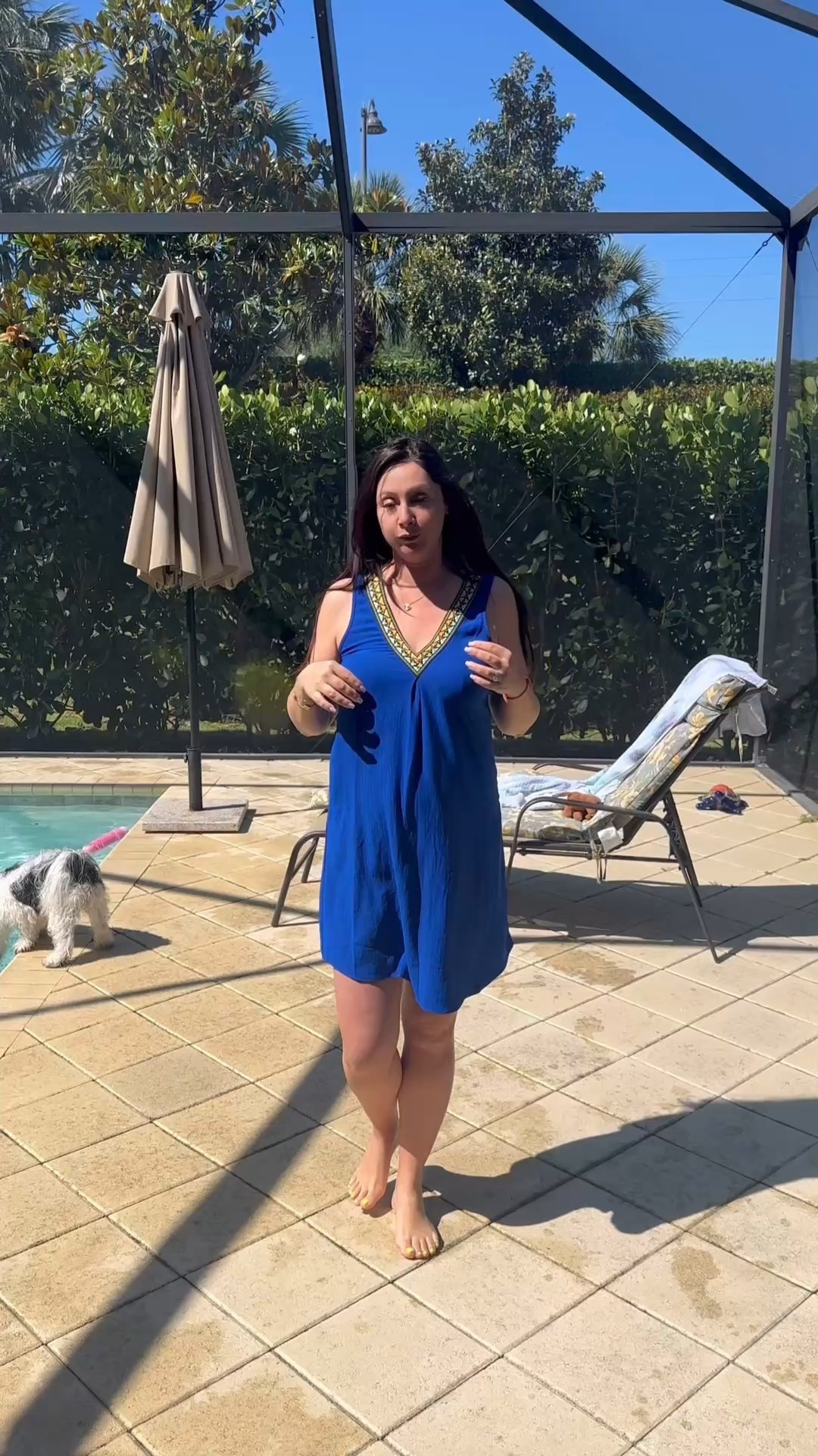 I’ve been living in this cover-up lately — and not just at the beach! AI’MAGE sent me this super soft and lightweight piece, and I’ve honestly worn it more as a cute little summer dress than anything else. It’s breezy, flattering, and loose enough to fit comfortably over my growing bump (which is a huge win right now!).

The embroidered V-neck gives it just the right touch of style, and I love how easy it is to throw on with sandals and a sunhat for a quick lunch out or a walk by the water. One of those versatile pieces that actually works for real life — pregnant or not!

#Sponsored #AIMAGEStyle #BumpFriendlyFashion #SummerStyle #SwimwearCoverUp #BeachToBrunch


#LTKBump #LTKSwim #LTKSeasonal