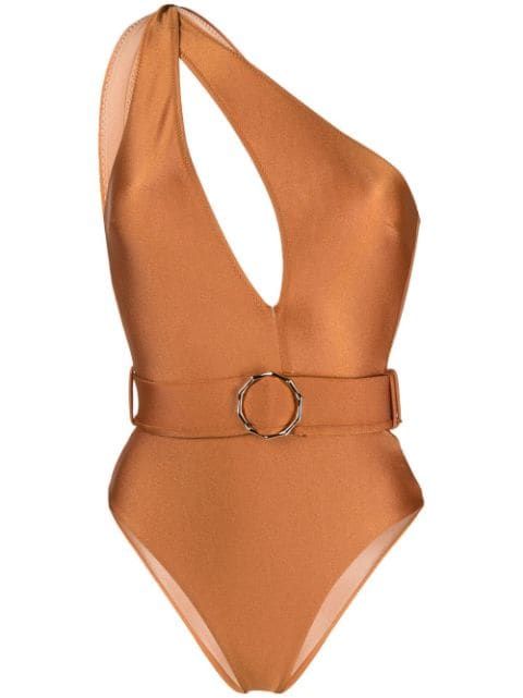 Noire Swimwear one-shoulder Swimsuit - Farfetch | Farfetch Global