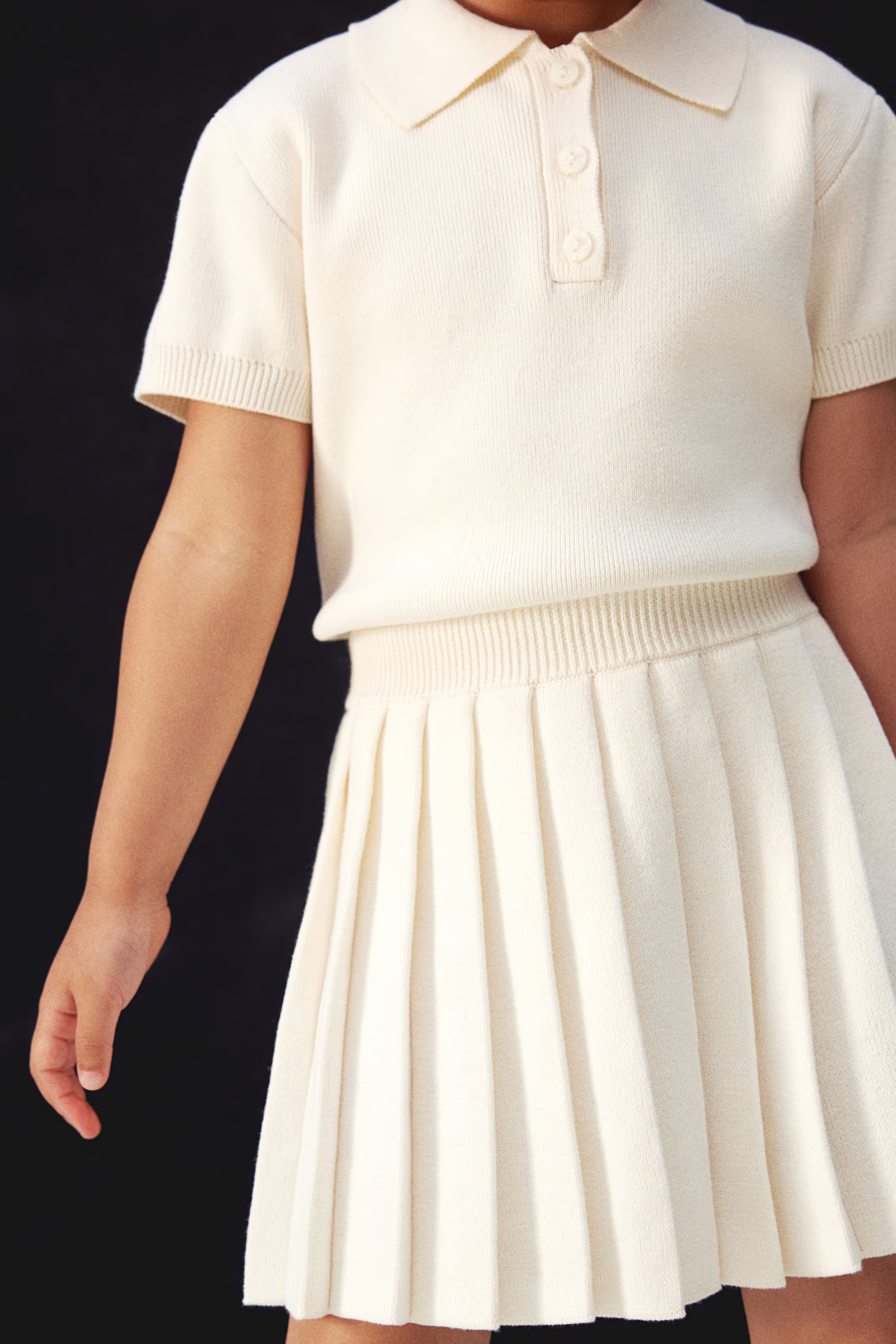 Fine-knit Cotton Skirt | H&M (US + CA)