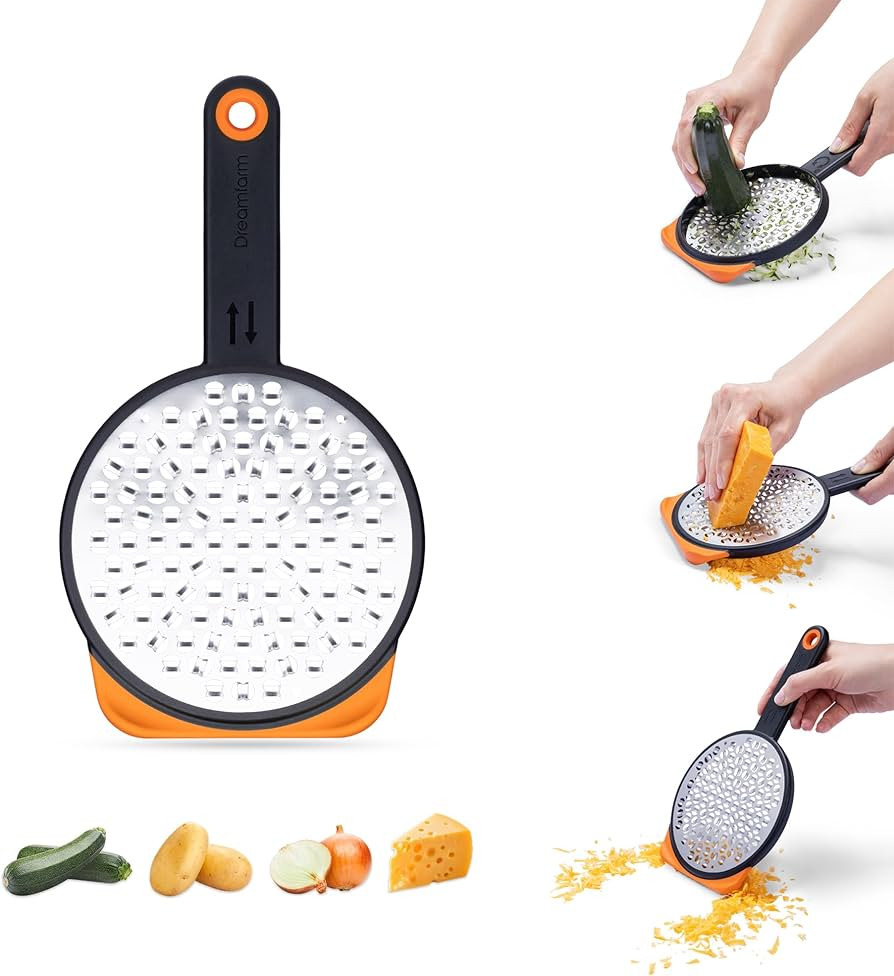 Dreamfarm Ograte – Coarse 6mm | Easy Speed Cheese Food Grater with 2-Way Blades for Efficient G... | Amazon (US)