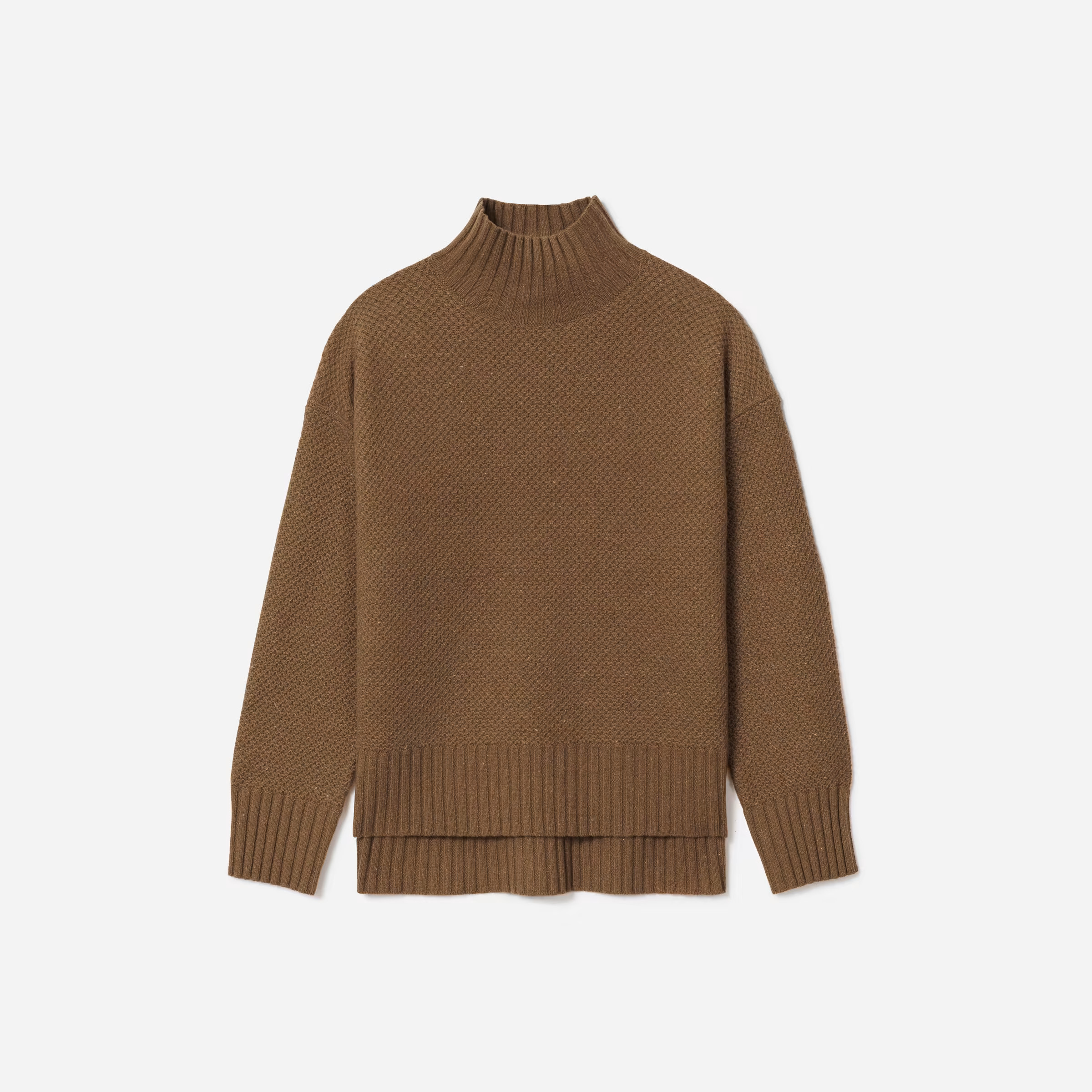 The Oversized Stroopwafel Turtleneck in ReCashmere | Everlane