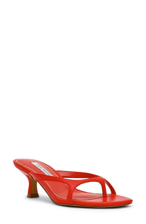 Steve Madden Brienna Thong Slide Sandal in Red/Orange at Nordstrom, Size 8.5 | Nordstrom