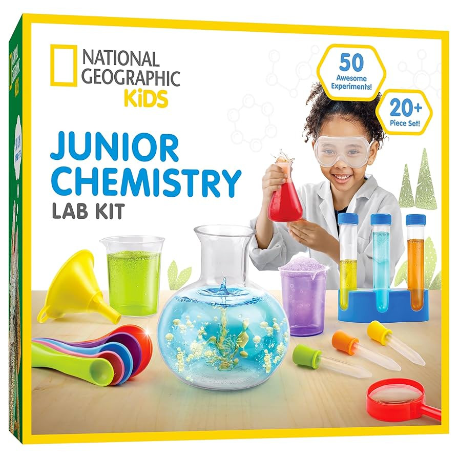 National Geographic Kids Junior Chemistry Set - Complete Early Learning Lab Kit with 50 Science E... | Amazon (US)