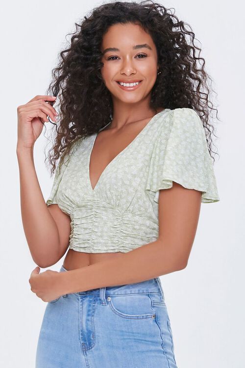 Floral Print Crop Top | Forever 21 (US)