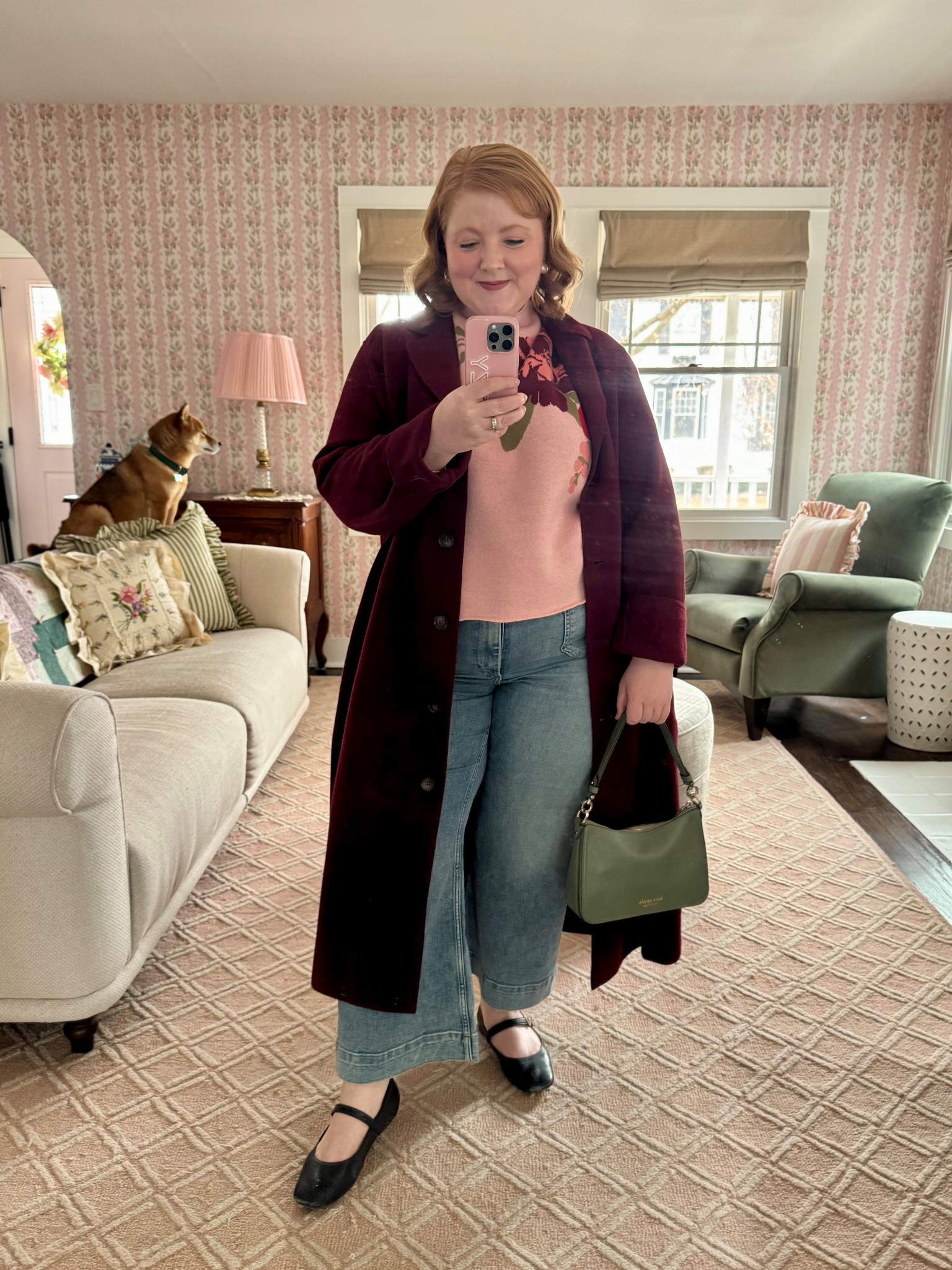 Casual Winter Outfit Idea ❄️ Ulla Popken coat 35% OFF with code WWWULLA

Anthropologie sweater size xl, Colette jeans size 31, vionic Mary Jane flats, Ulla Popken burgundy coat

#LTKMidsize #LTKootd #LTKPlusSize