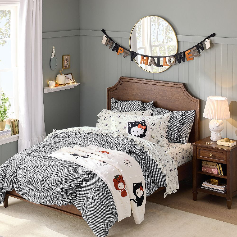 Hello Kitty\u00ae and Friends Black Cat Pillow | Pottery Barn Teen