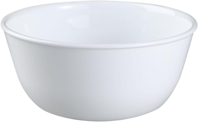 Corelle Livingware 1032595 28-Ounce Super Soup/Cereal Bowl, Winter Frost White - Set of 6 | Amazon (US)