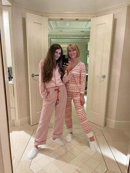 Striped Christmas pajamas! 

#LTKbump #LTKfamily #LTKGiftGuide