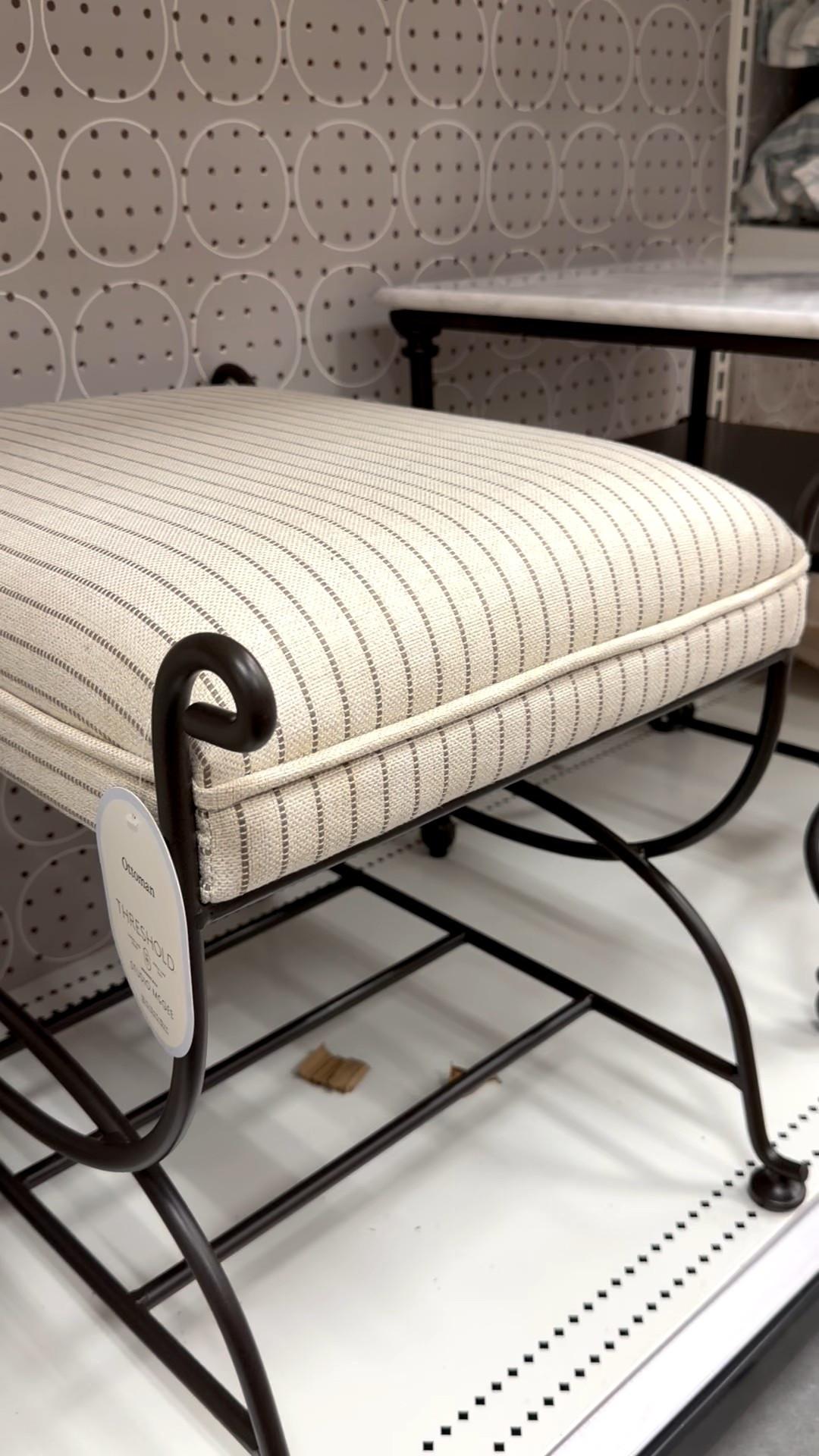 Too good! My favorite from the new collection! Major designer dupe!

Target. Ottoman. Designer Dupe. 

#LTKHome