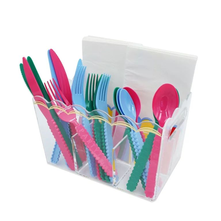 Packed Party Serve Them Up Cutlery Caddy, 8.5 x 5.5 IN. - Walmart.com | Walmart (US)