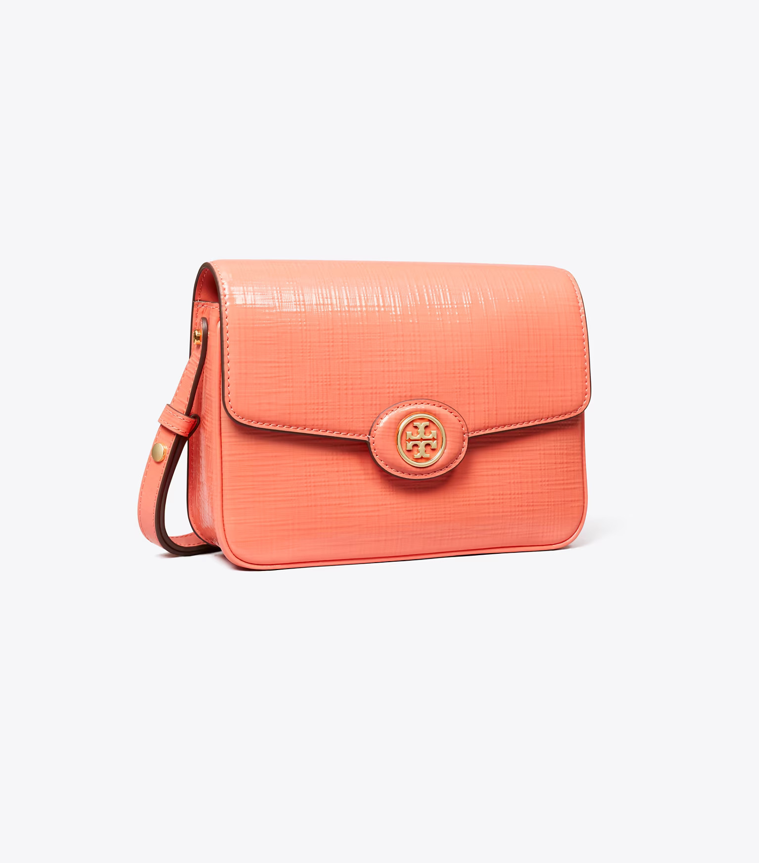 ROBINSON CROSSHATCHED CONVERTIBLE SHOULDER BAG | Tory Burch (US)