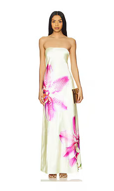 Runaway The Label Celeste Maxi Dress in Orchid Yellow from Revolve.com | Revolve Clothing (Global)