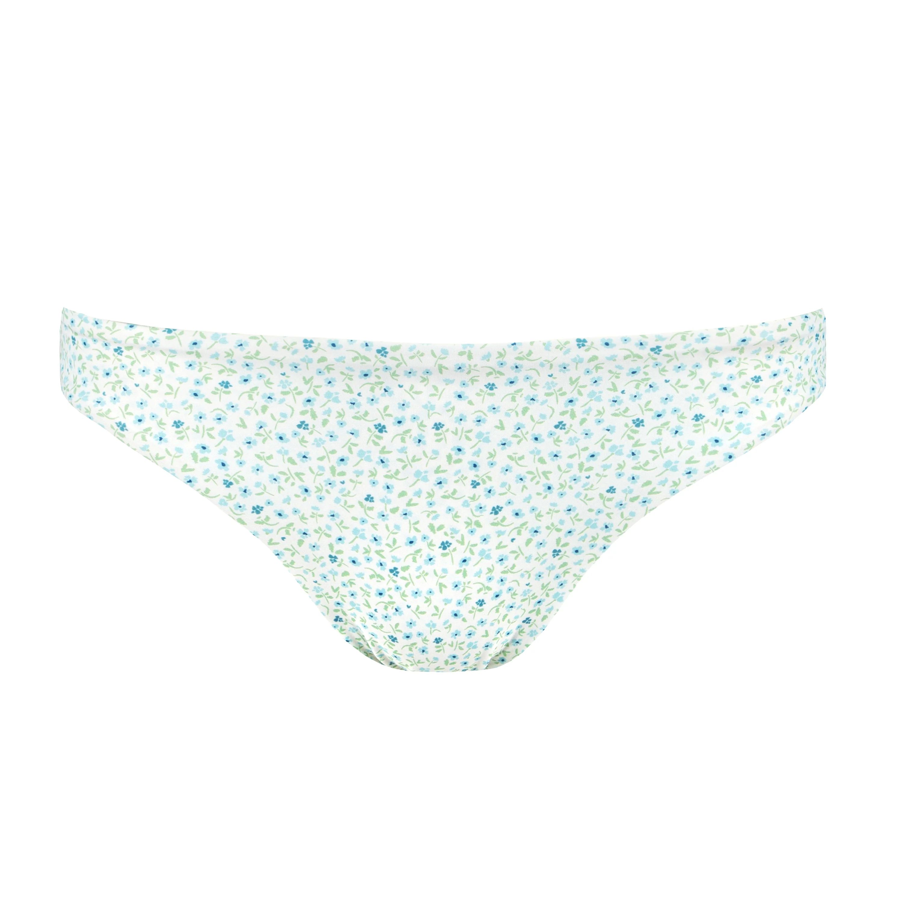 women's hibiscus ditsy low waisted bikini bottom | minnow swim | minnow