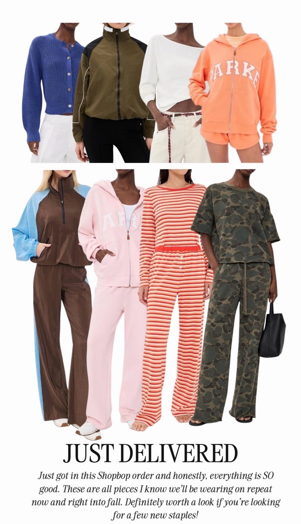 My most recent Shopbop order and these lounge sets are perfect for fall! Size medium!

#LTKootd #LTKmomlife