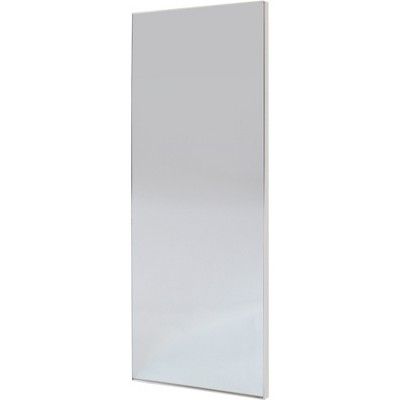 60"x20" Brushed Nickel Modern Leaner Decorative Wall Mirror Silver - Project 62™ | Target