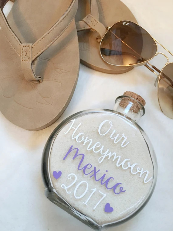 Honeymoon Sand Holder Keepsake//Honeymoon Keepsake//Honeymoon | Etsy | Etsy (US)