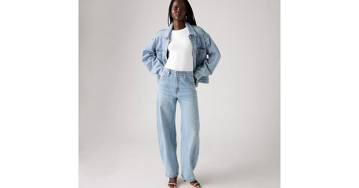 Baggy Dad Barrel Women's Jeans - Medium Wash | Levi's® US | Levi's US