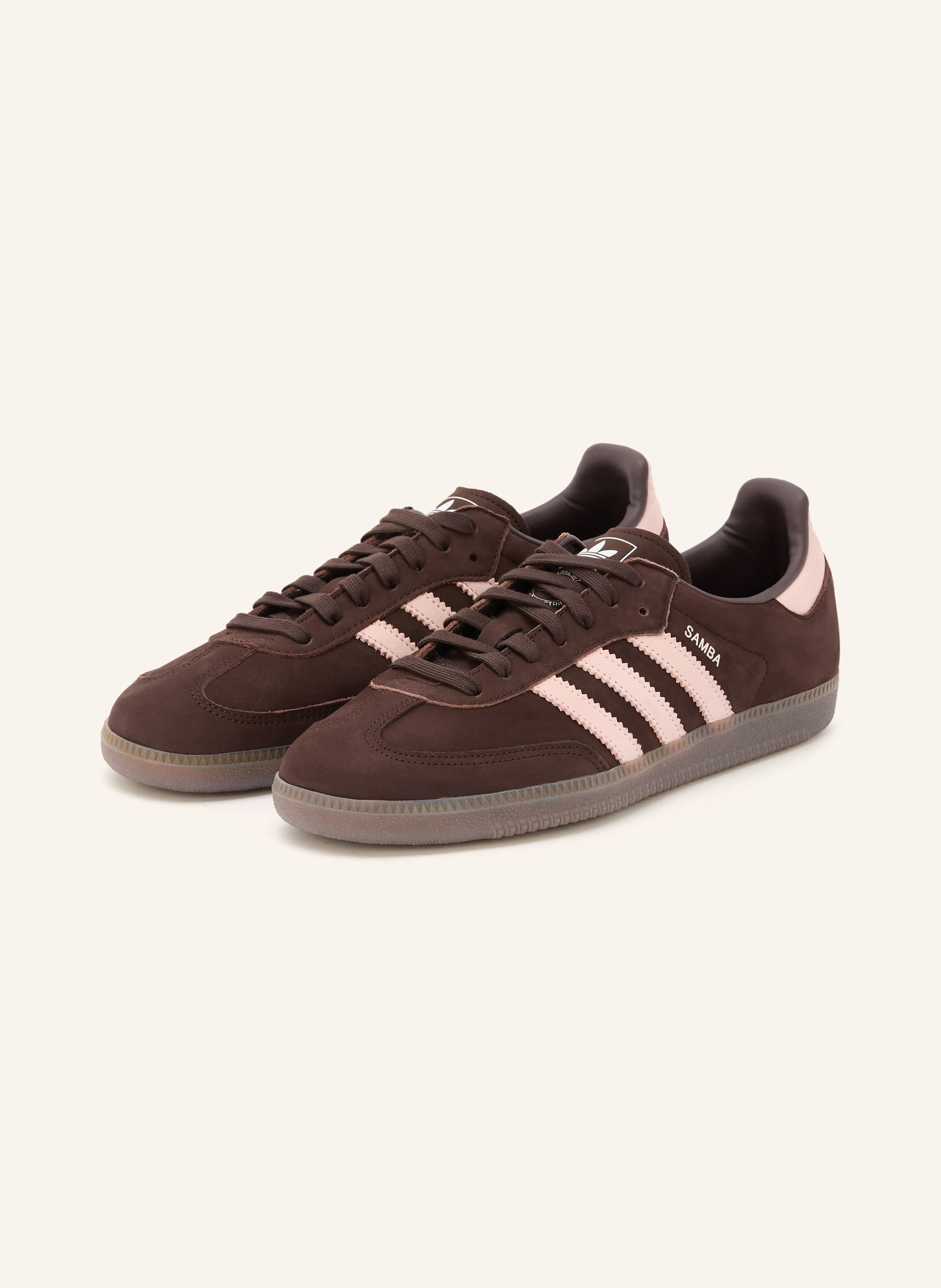 adidas Originals Sneaker SAMBA OG in dunkelbraun / rosé / weiss | Breuninger (DACH)