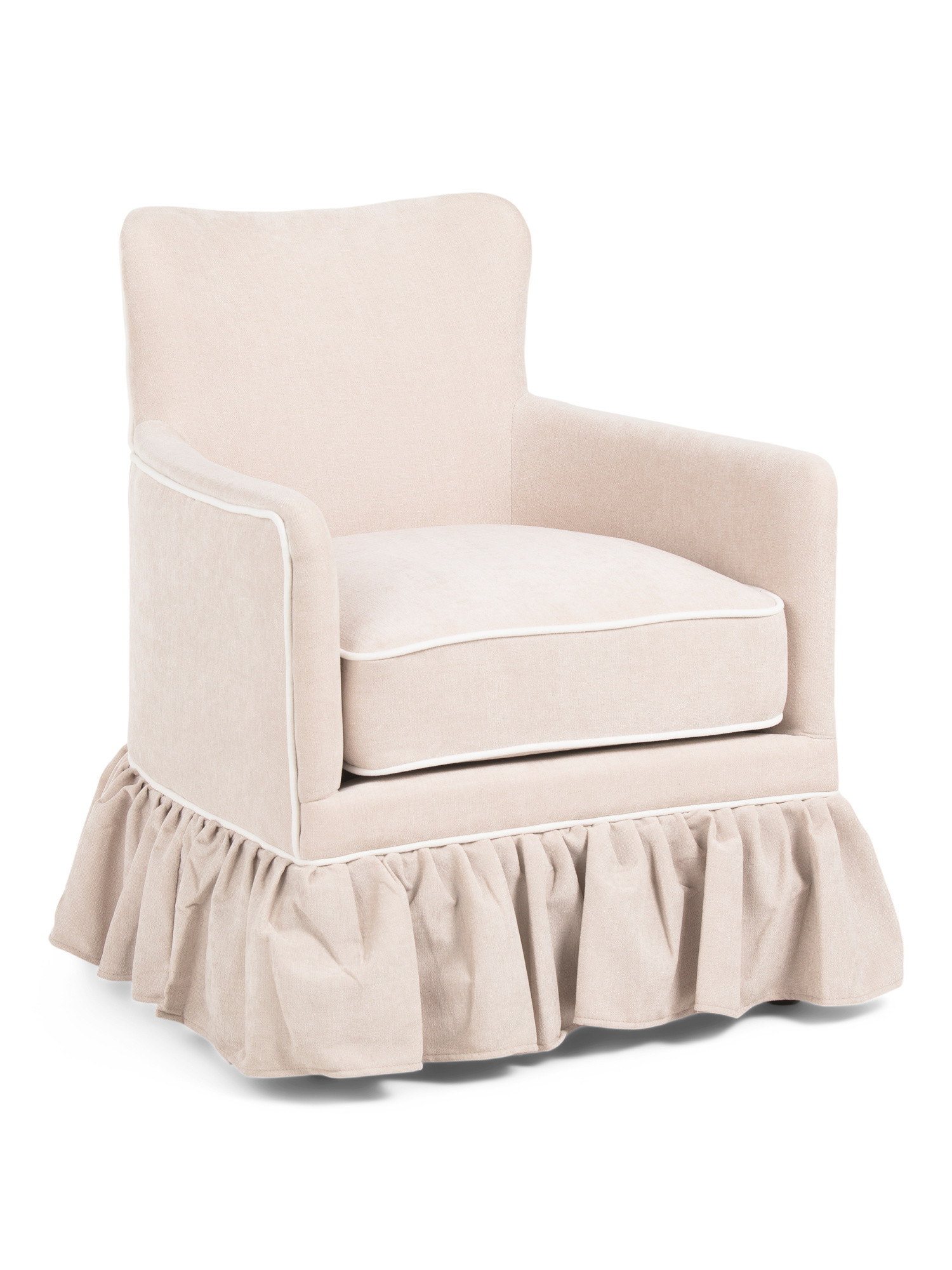 22x32 Accent Chair With Ruffle Skirt | TJ Maxx
